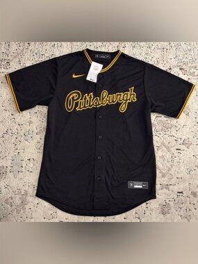 Nike Authentic Pittsburgh Pirates Alternate Black Jersey